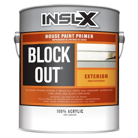 Insl-X By Benjamin Moore Insl-X Block Out White Flat Acrylic Primer 1 gal TB2100099-01